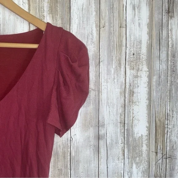 Lulus Maroon Stretch Thong Bodysuit - Picture 2 of 5